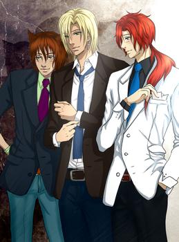 Tomoe, Natsume, Shinya